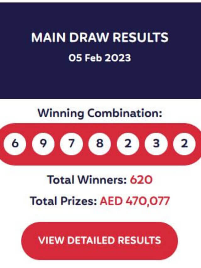 Emirates Draw Today – MEGA7 Results and Winners 05/02/2023